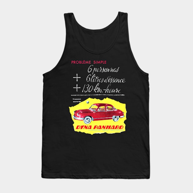 PANHARD DYNA - advert Tank Top by Throwback Motors